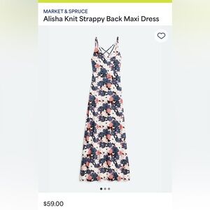 Market & Spruce Alisha Knit Floral Dress